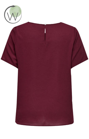 Only Carmakoma Vica Blouse in Tawny Port