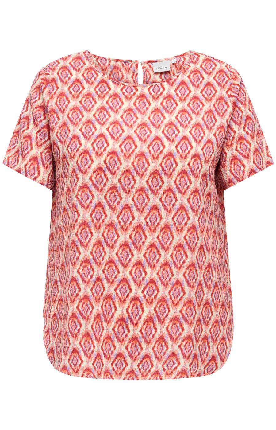 Only Carmakoma Vica Blouse in Warm Tiles 