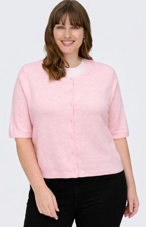 Only Carmakoma Viola Cardigan in Pink 