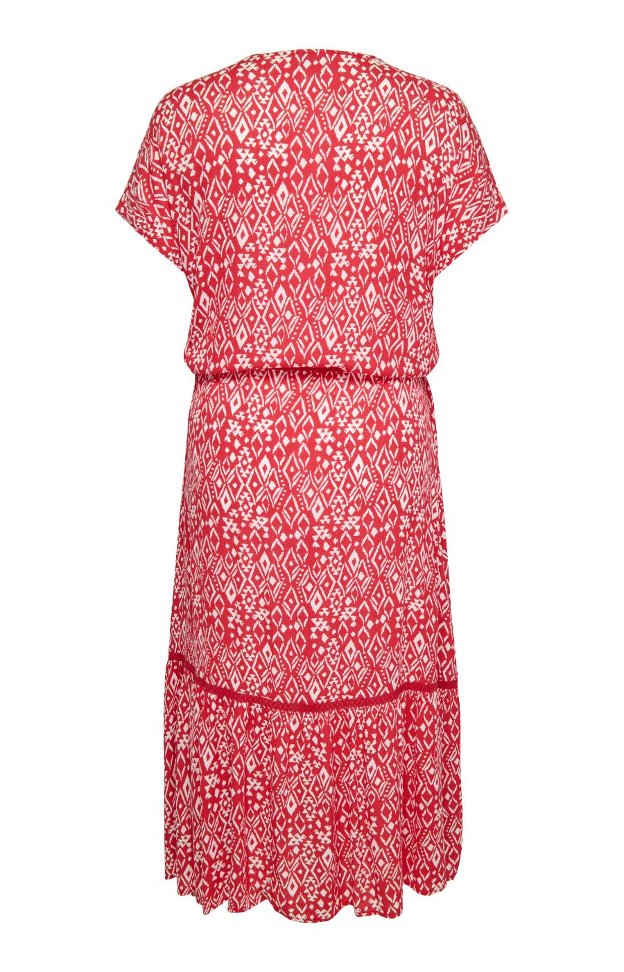 Only Carmakoma Viwi Dress in Red 