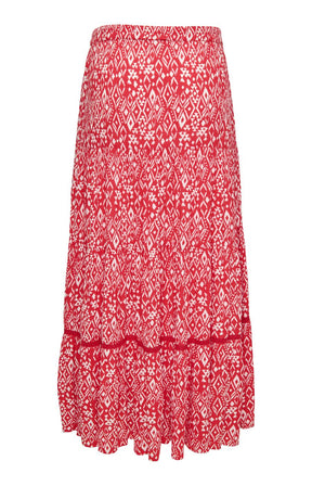 Only Carmakoma Viwi Skirt in Red