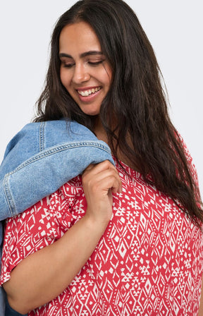 Only Carmakoma Viwi Top in Red 