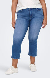 Only Carmakoma Willy Cropped Flared Jean