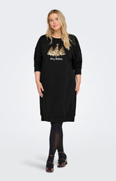 Only Carmakoma X-Mas Dress with Gold Trees