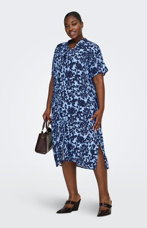 Only Carmakoma Yasmin Dress in Blue