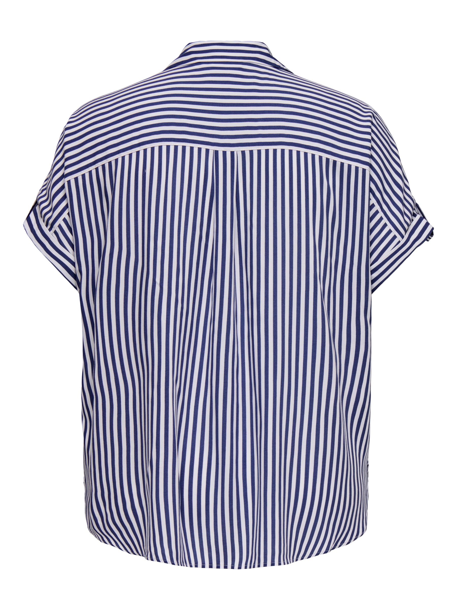 Only Carmakoma Yasmin Shirt in Blue Stripe   