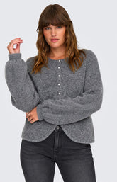 Only Carmakoma Zaggie Cardigan in Grey 