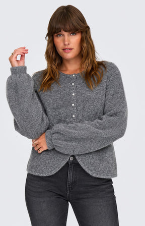 Only Carmakoma Zaggie Cardigan in Grey 