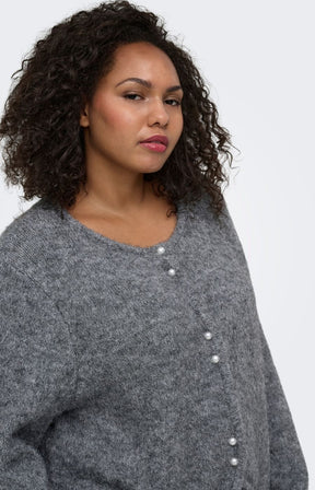 Only Carmakoma Zaggie Cardigan in Grey 