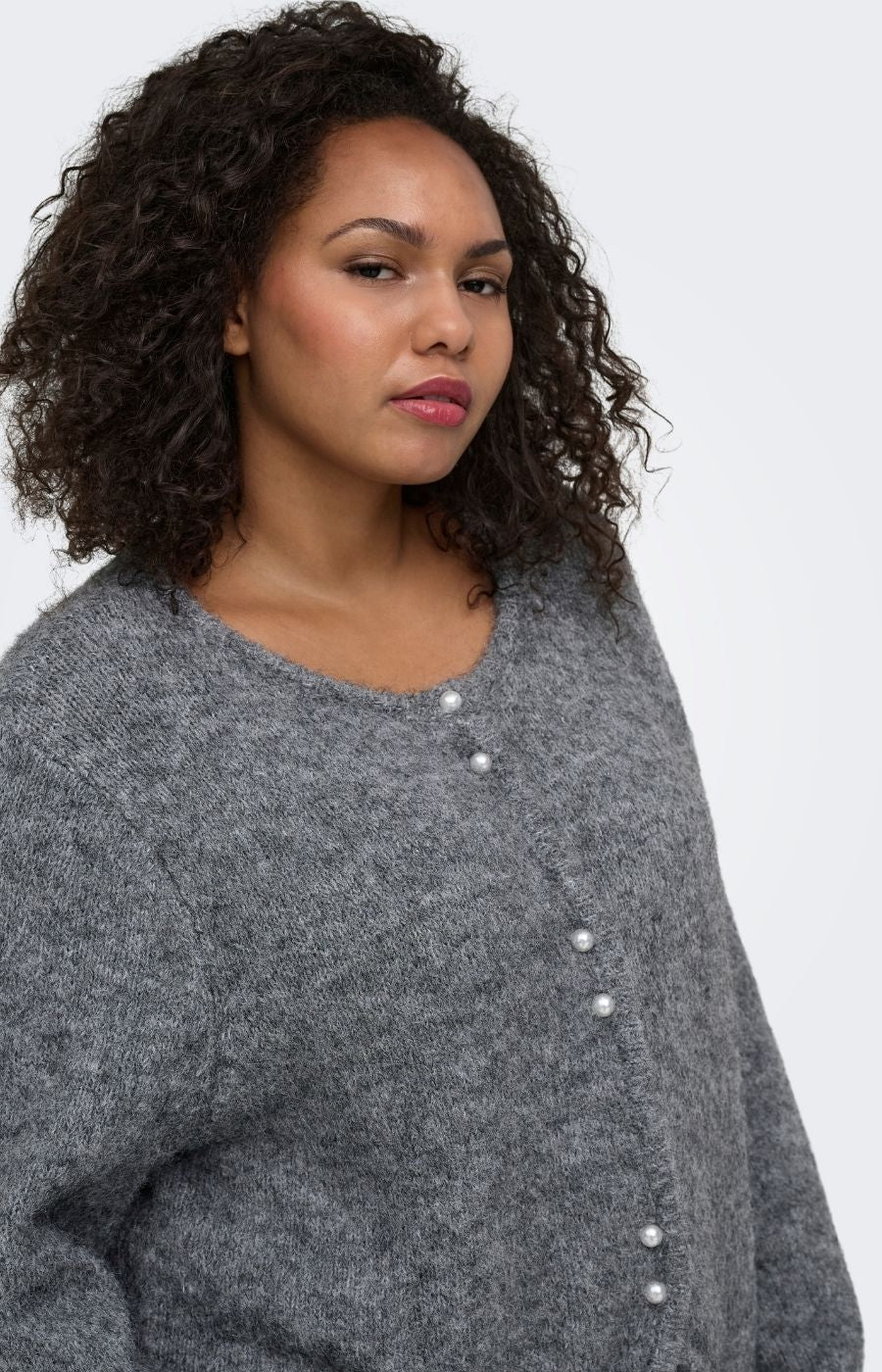 Only Carmakoma Zaggie Cardigan in Grey 