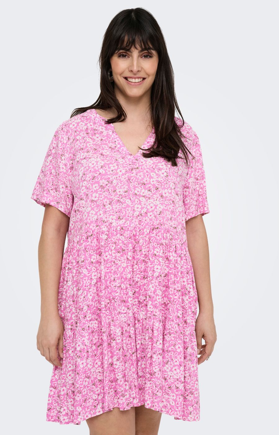 Only Carmakoma Zally Dress in Pink