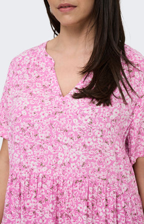 Only Carmakoma Zally Dress in Pink 