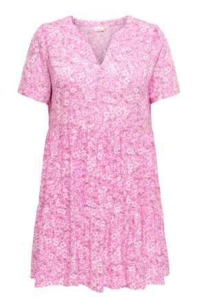 Only Carmakoma Zally Dress in Pink 