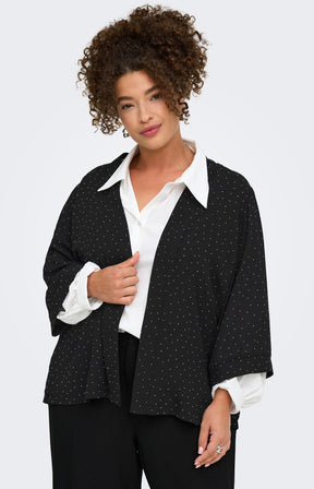 Only Carmakoma Zeke Cardigan in Black