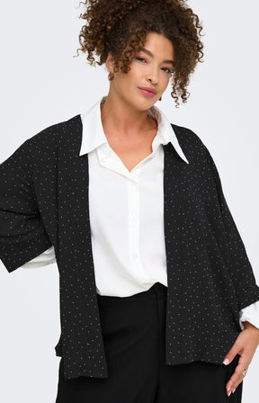 Only Carmakoma Zeke Cardigan in Black 