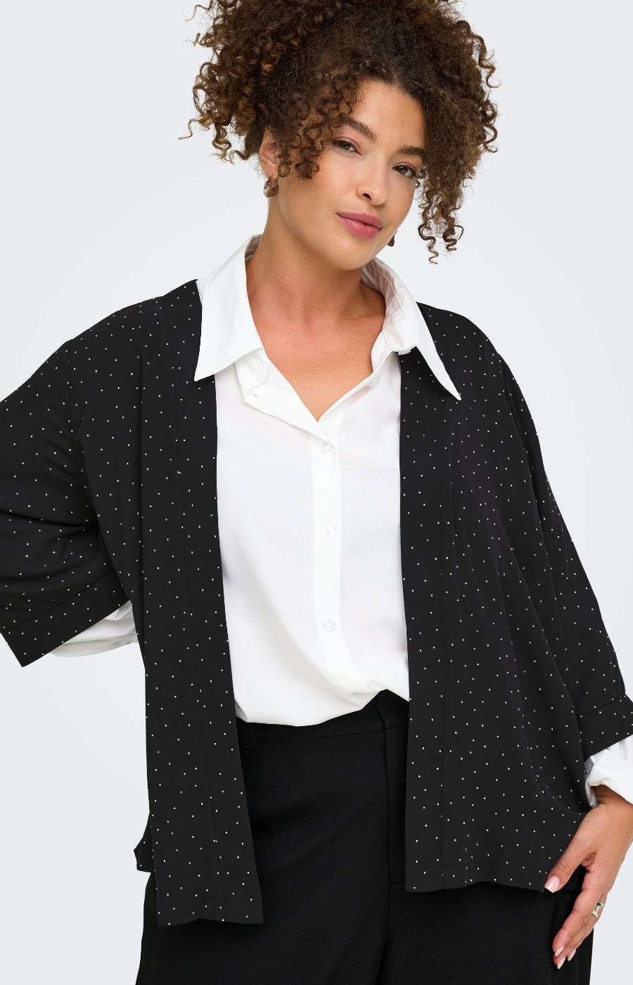 Only Carmakoma Zeke Cardigan in Black 