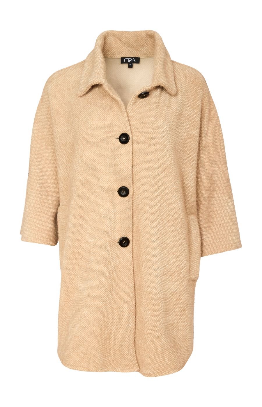Ora 3/4 Sleeve Jacket in Beige 