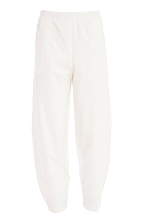 Ora Barrel Trousers in White 