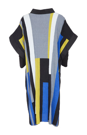 Ora Black Dress with Overcoat