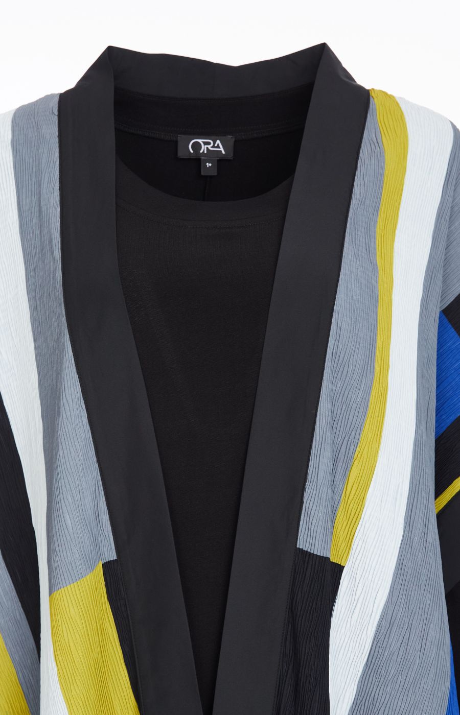 Ora Black Dress with Overcoat