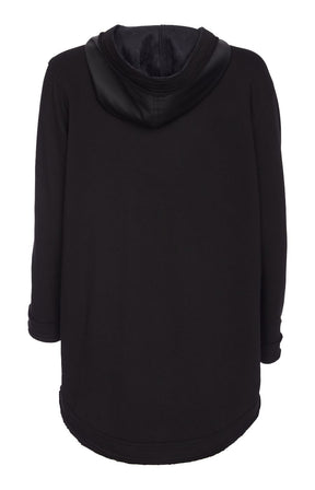 Ora Black Leatherette Jacket
