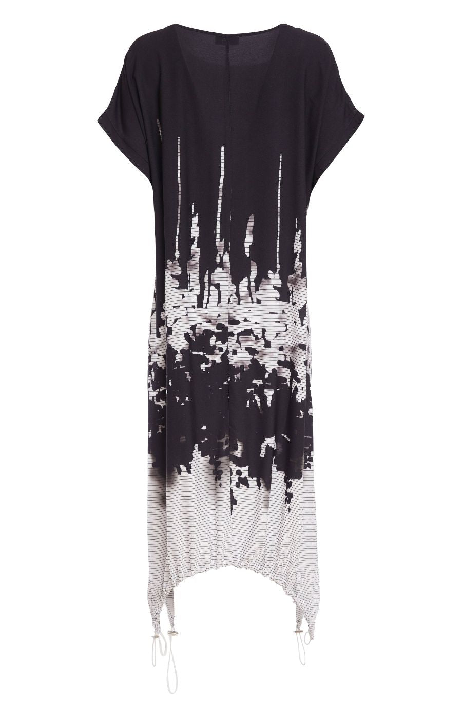 Ora Black Printed Dress 