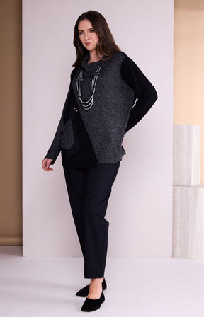 Ora Black Travel Trousers 