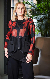 Ora Black and Red Jacket