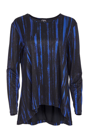 Ora Blue Strike Top