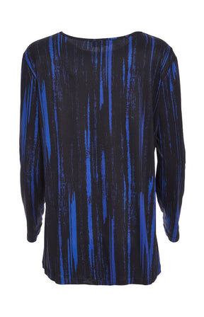 Ora Blue Strike Top
