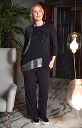 Ora Contrast Panels Pocket Top