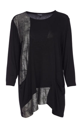Ora Contrast Panels Pocket Top