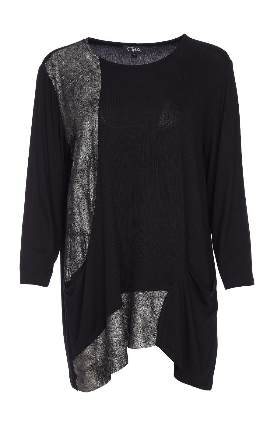Ora Contrast Panels Pocket Top
