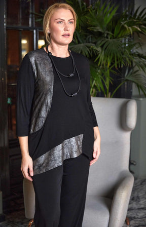 Ora Contrast Panels Pocket Top