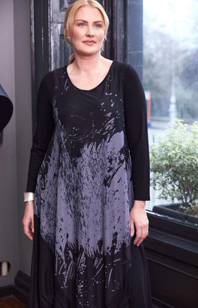 Ora Mesh Dress in Grey