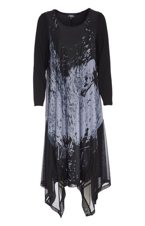 Ora Mesh Dress in Grey
