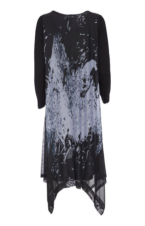 Ora Mesh Dress in Grey