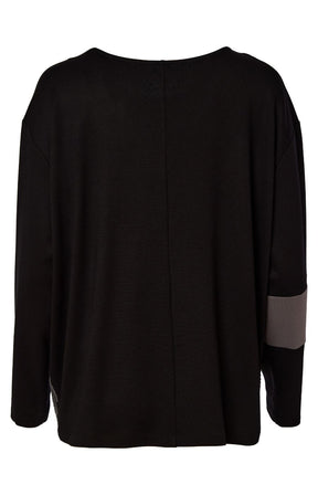 Ora Pocket Top in Black 