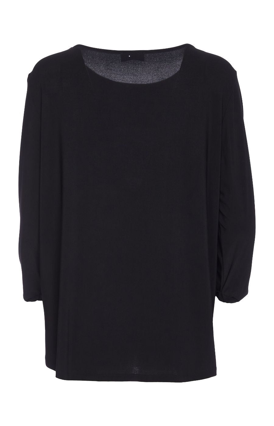 Ora Sequin Stripe Blouse in Black