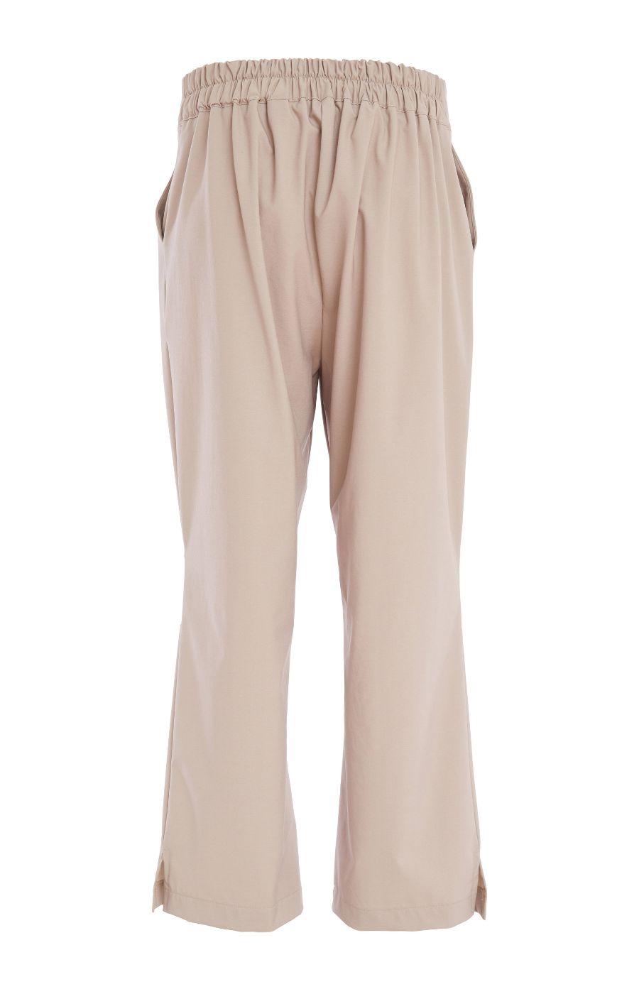 Ora Straight Leg Trousers in Beige 