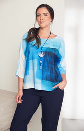 Ora Top in Blue 