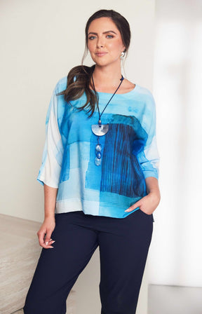 Ora Top in Blue 