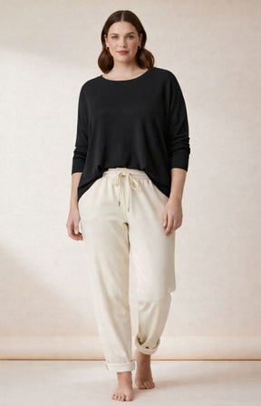 Orla Knit Top in Black