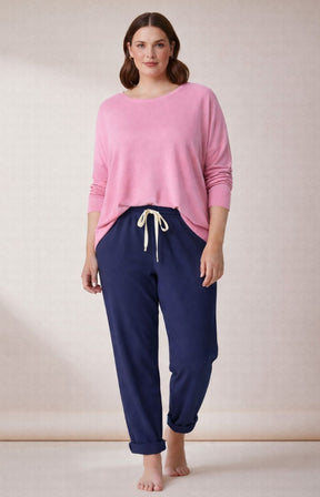 Orla Knit Top in Pink