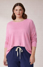 Orla Knit Top in Pink