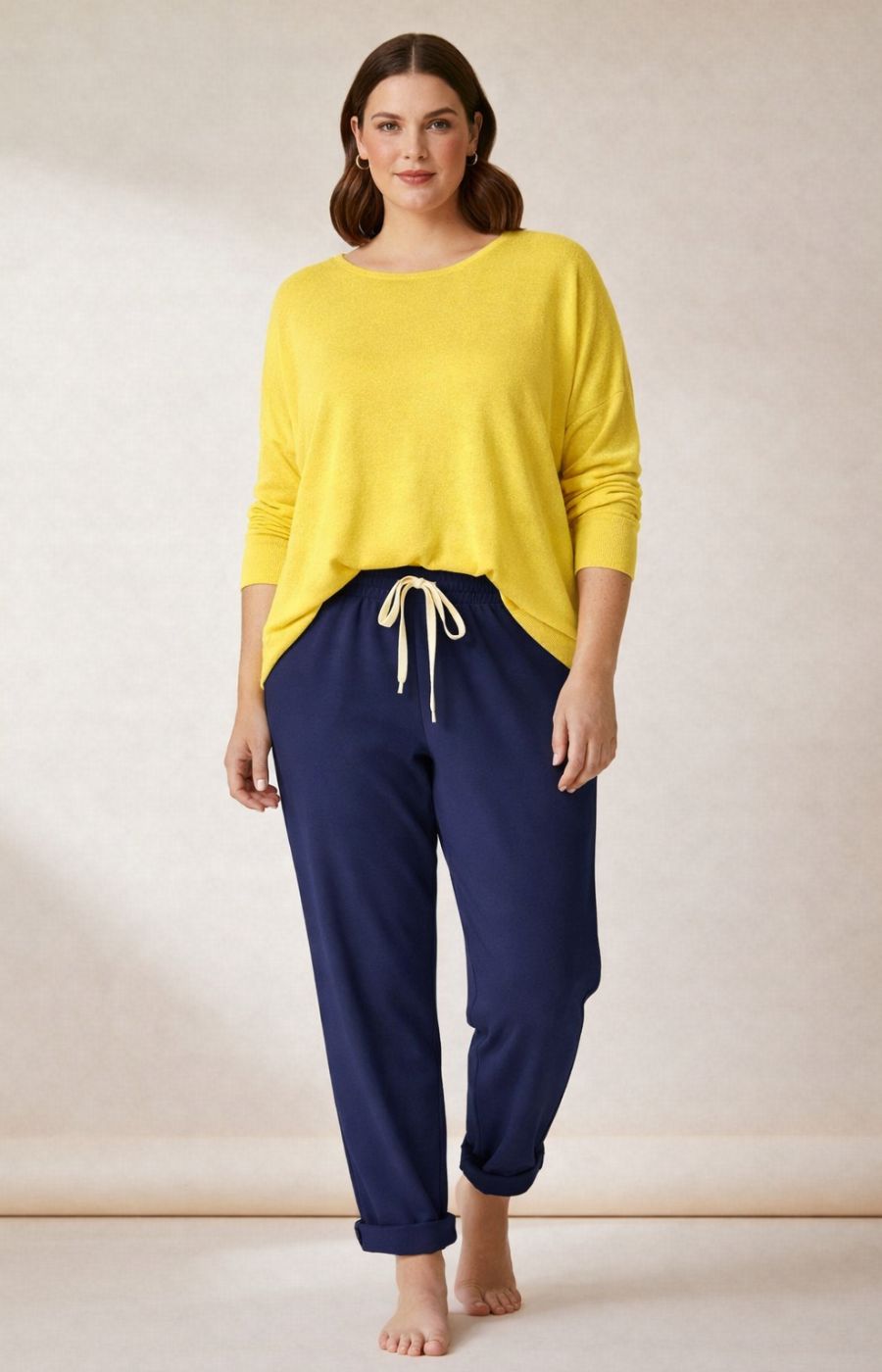Orla Knit Top in Yellow