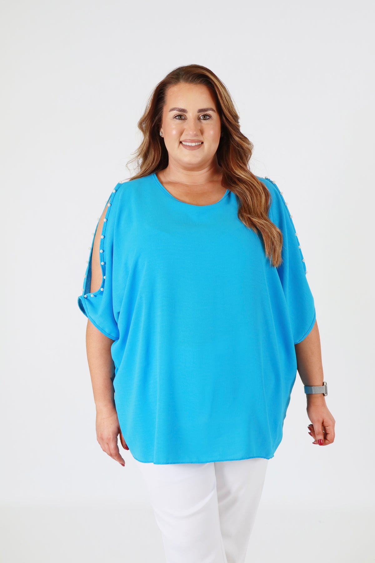 Pearl Blouse in Blue