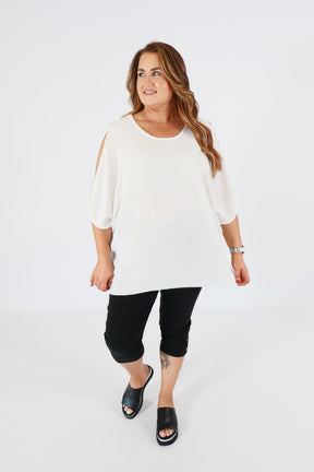 Pearl Blouse in White