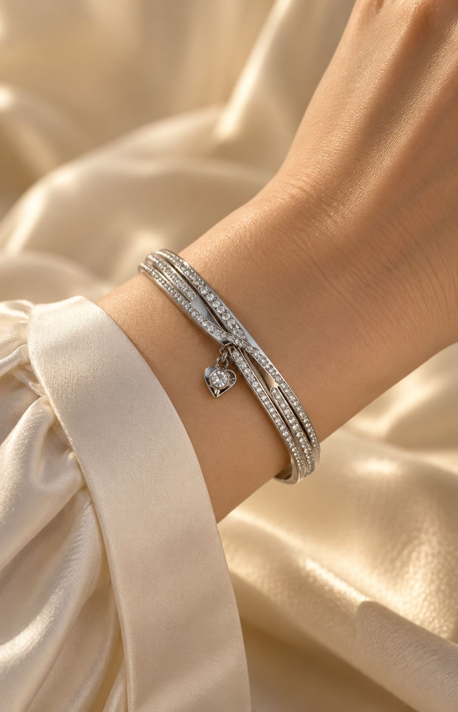 Penny Bracelet in Silver 