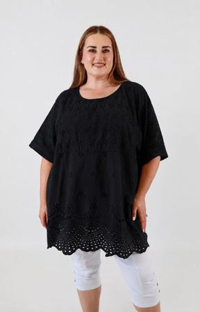 Pippa Blouse in Black 